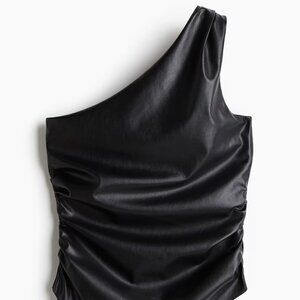 Gathered One-Shoulder Top